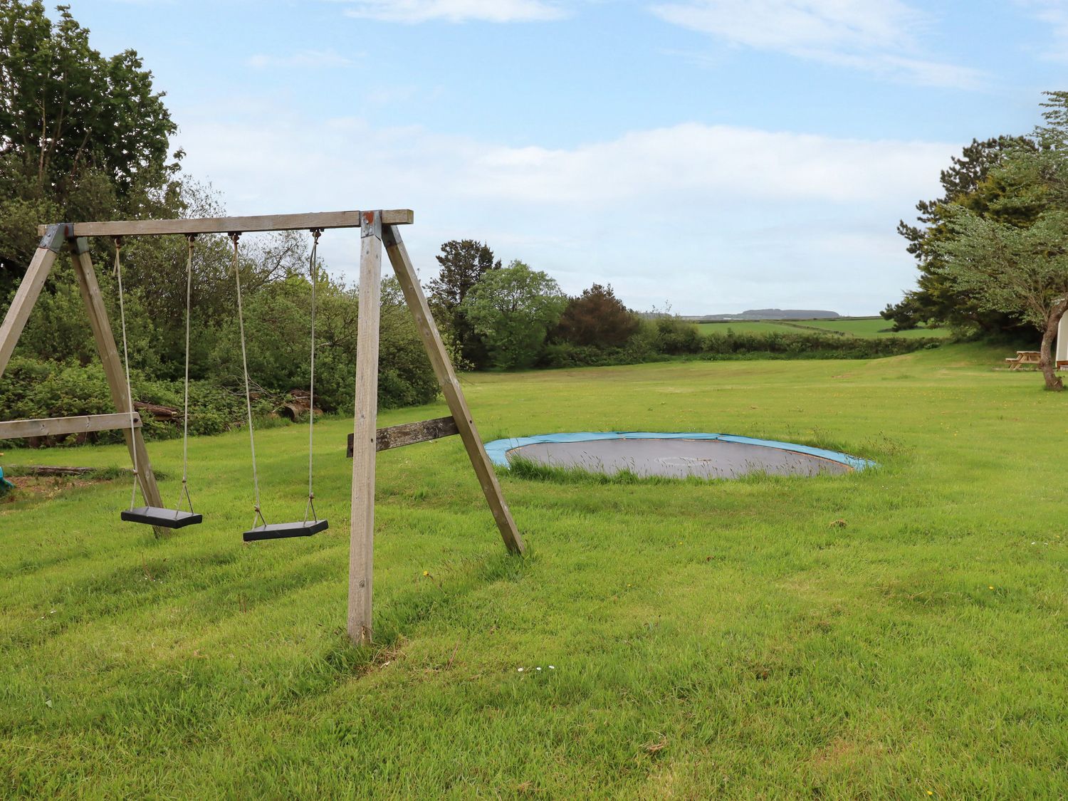 Bluebell at Moorhead Country Holidays, Moorhead Farm, near Woolfardisworthy, Devon. Two pets allowed