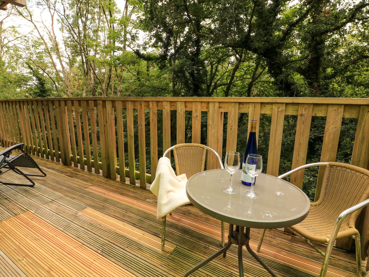 Lodge 58 - Oak Tree Lodge,  near Chudleigh in Devon. On-site facilities. Open-plan. Pes. Hot tub. TV