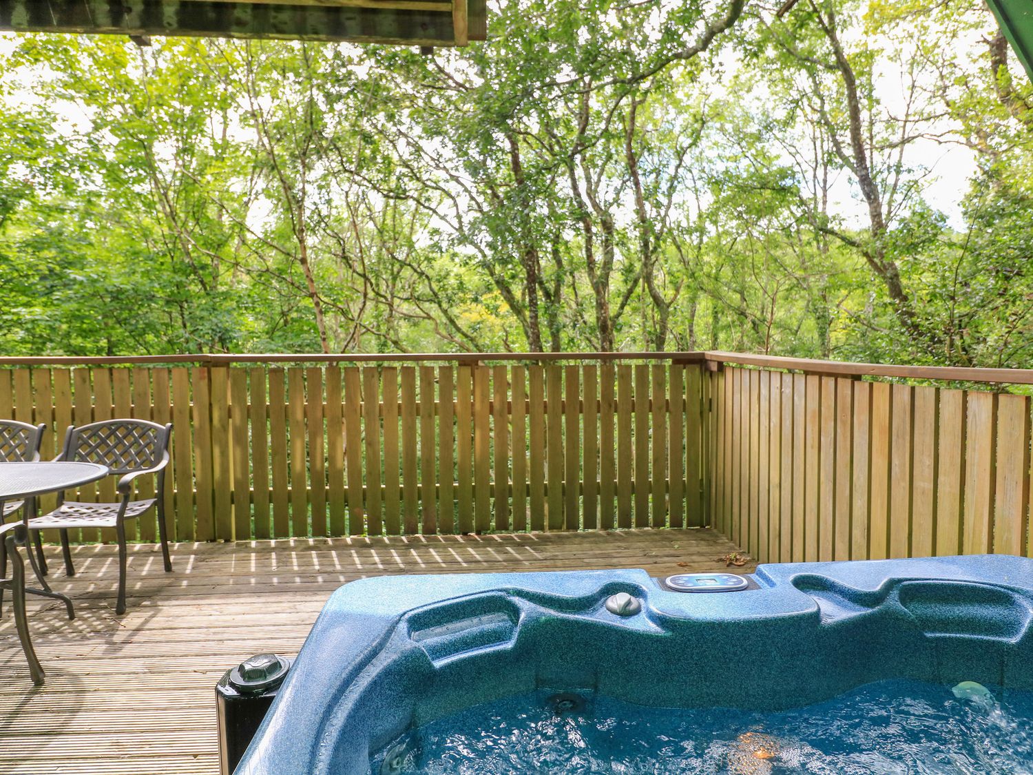 Lodge 60 - Hazel Bank, near Chudleigh, in Devon. On-site facilities. Open-plan. Pets. Hot tub. WiFi.