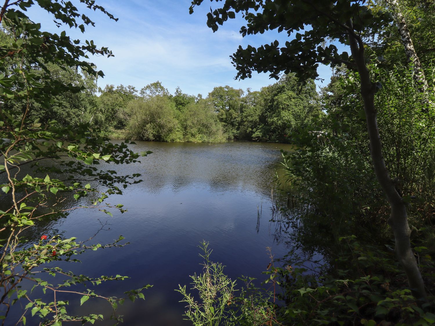 Sunset Lodge in Woodhall Spa, Lincolnshire. Decking. Hot tub. Barbecue. Pet-friendly. TV.