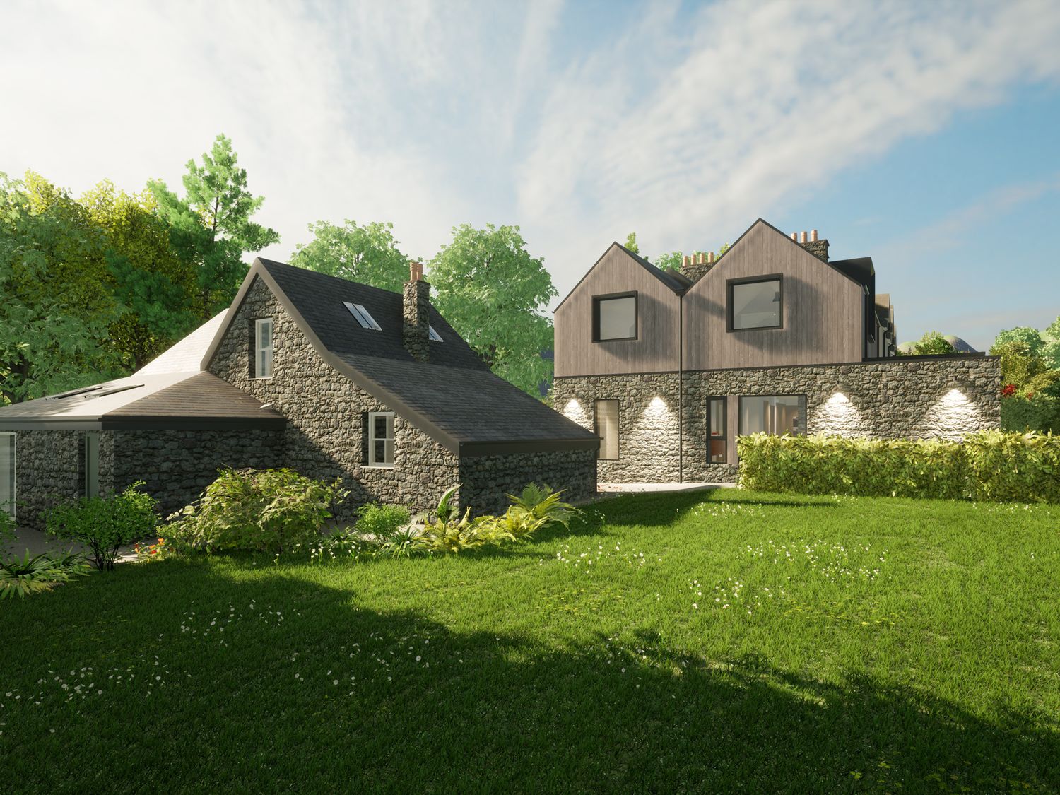 Eskdale Retreat with hot tub, amongst 10 acres of meadow and woodland in Boot, nr Holmrook, Cumbria.