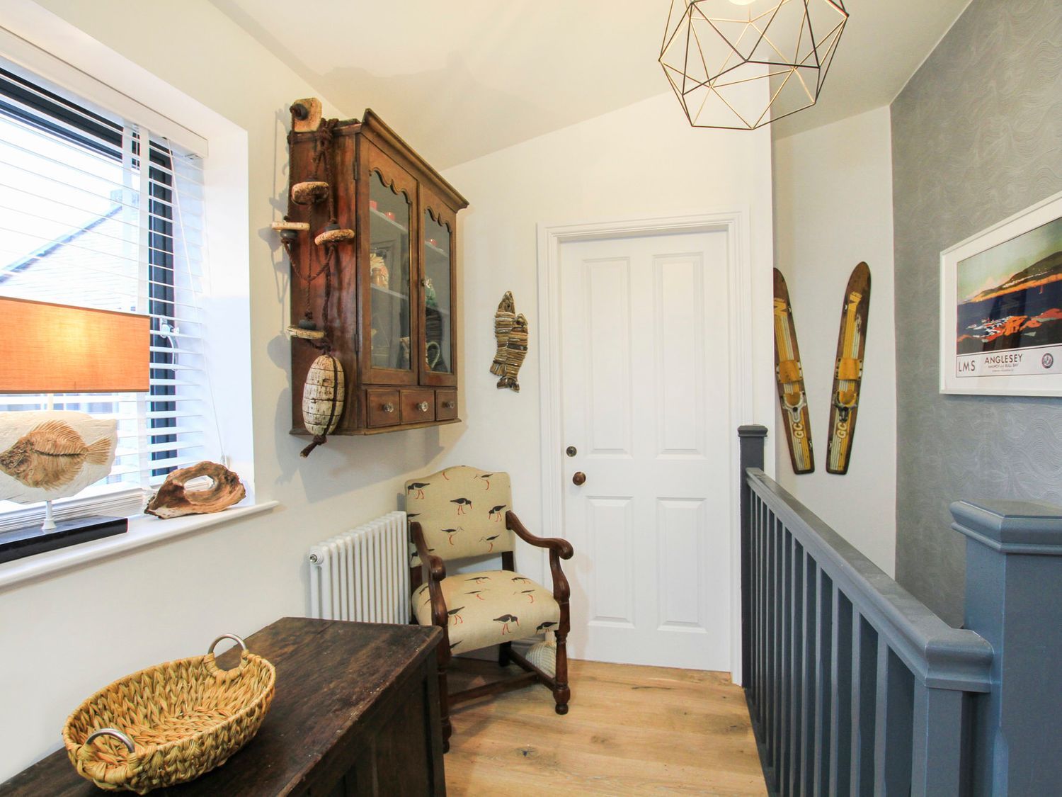 Chapel House, former chapel house, Rhosneigr, Anglesey, with hot tub, woodburning stove and balcony.