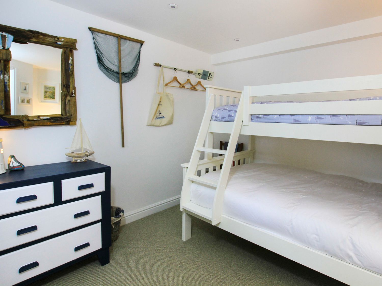 Chapel House, former chapel house, Rhosneigr, Anglesey, with hot tub, woodburning stove and balcony.