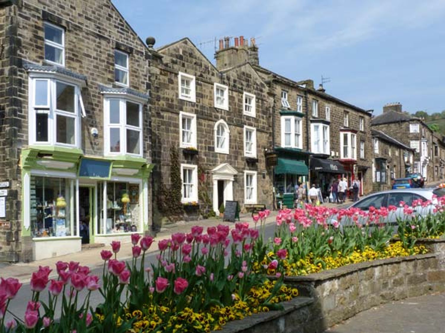 Pateley Bridge High Street (Copyright - Sykes - No.5 The Stables) Photo of Pateley Bridge High Street North Yorkshire