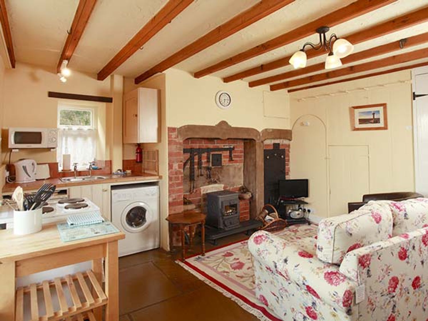 Open plan living space at Croft Head Cottage Wrelton ( Ref 1844 ) Wrelton Holiday Home Sleeps 4 - Accommodation near Pickering North Yorkshire