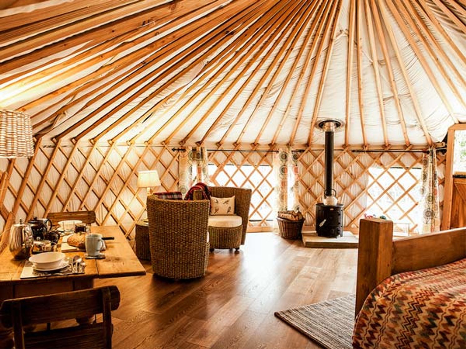 The Rowan Yurt, Yorkshire Dales