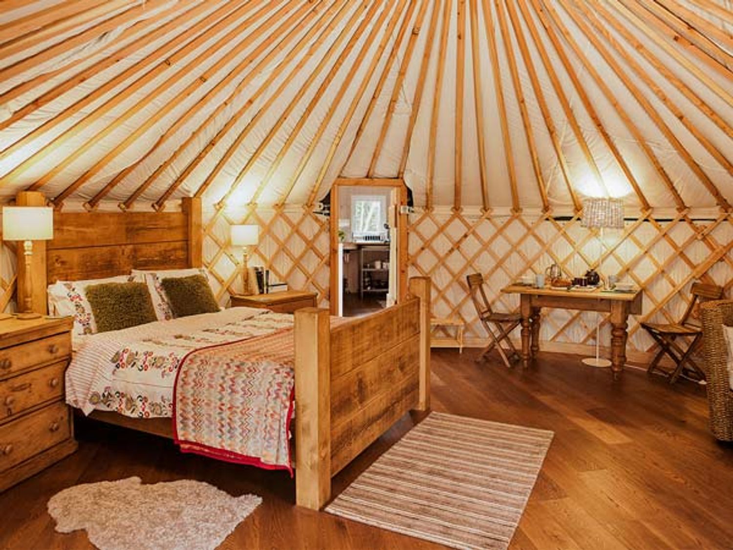 The Rowan Yurt, Yorkshire Dales