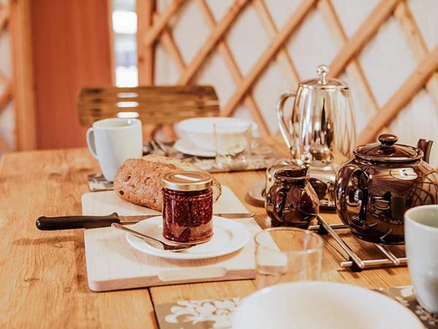 The Rowan Yurt, Yorkshire Dales