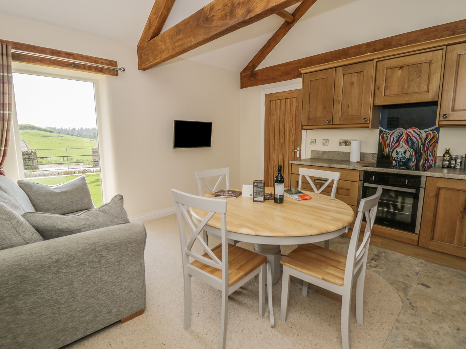 Open plan living space Lake Farm Cottage near Pateley Bridge ( Ref 983716 ) Holiday cottage in Eavestone North Yorkshire