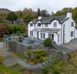 A house with a terrace and garden at Goody Raise in Grasmere