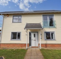 A house with windows and a front door at Spindrifter Beadnell