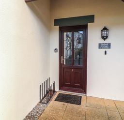 Front door and entrance of Mallard Cottage in Penrith