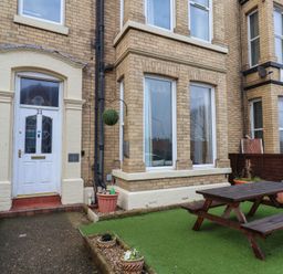 An entrance with a door and windows at Bridlington Bay House, Bridlington