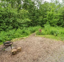 An outdoor area with a grill and fire pit at The Leveret in Eppleby
