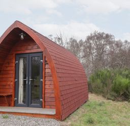 A pod structure in a natural setting at Pod 2 Beauly