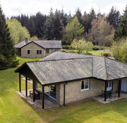 A house with a patio and garden at The Allensford Slaley