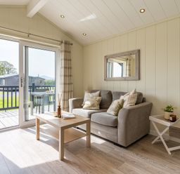 A living room with a sofa and coffee table at Stokesley (Pet) Great Ayton