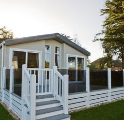 A house with steps and railing at Orchid 9 in Christchurch