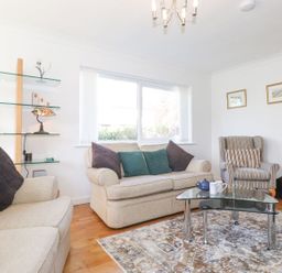 A living room with a sofa and coffee table at Wansfell View in Ambleside