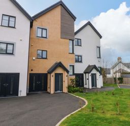Three houses with a driveway and garden at 2 Glan Yr Aber Colwyn Bay