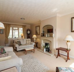 A living room with a sofa and coffee table at Number 10, Broadway