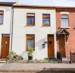 A row of houses with doors and windows at Severnwolf House in Gloucester