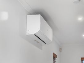 An air conditioning unit on the wall at Hamilton