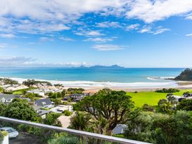 A view of the ocean and landscape at Langscape - Langs Beach Holiday Home in Langs Beach