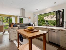 A kitchen with a countertop and sink at Paradise At 471 - Rotorua Holiday Home in Rotorua
