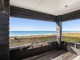 A view of the sea from a veranda at Sunbrae Sands - Mount Maunganui