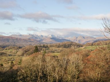 A scenic view of mountains and hills at Heights View