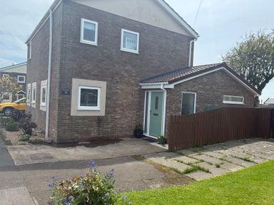 A house exterior with a garden at The Nest Beadnell