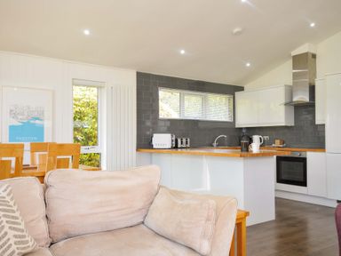 A kitchen with a dining area and appliances at 3 Horizon View in Dobwalls
