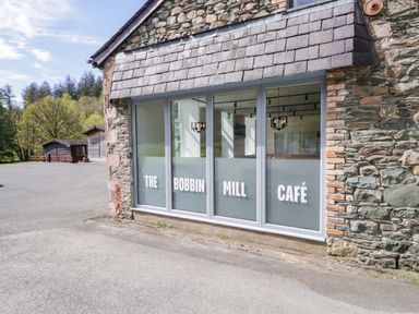 The exterior view of The Bobbin Mill Café in Keswick