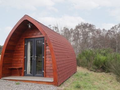 A pod structure in a natural setting at Pod 2 Beauly