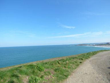 A path overlooking the ocean at Beach View Fistral in Newquay