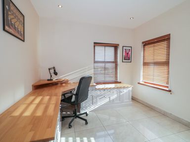 An office with a desk and chair at Ard Na Mara in Drung near Quigley's Point, County Donegal
