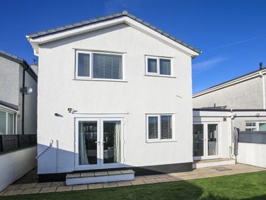 A house with windows and a door at Penrhos Walks Holyhead