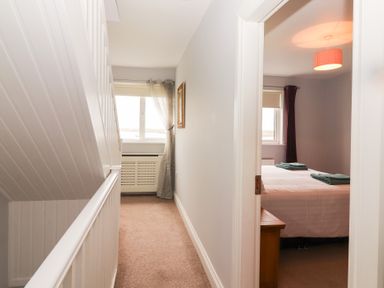 A hallway leading to a bedroom at 1 Windermere in Kinvarra