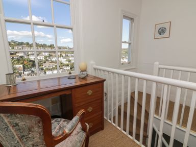 A landing with a desk and chair at 36 Crowthers Hill Dartmouth