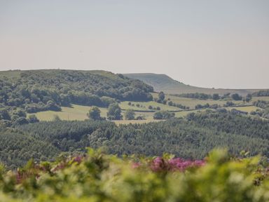 A scenic view of hills and fields at 3 Marinas side Malton