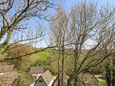A view of trees and houses in a landscape at Valley Lodge 61 Callington