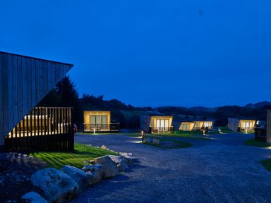 Cabins with outdoor lighting at Orka 1.0 (Pet) Dumfries