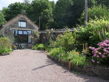 A house with a garden and gravel pathway at Horse Gin in Parkend