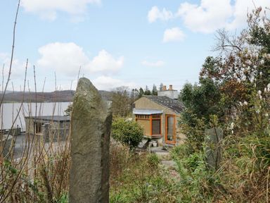 A house near water with trees and bushes at Wilders Wood in Windermere