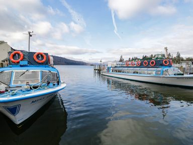 Two boats on water at 89 Ambleside in White Cross Bay