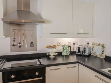 A kitchen with countertop appliances at Pottery Barn in Branscombe