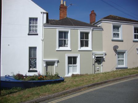 A house with garden and boat at Shipwrights Cottage in Teignmouth
