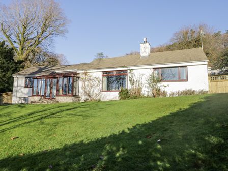 A house with a lawn and trees at Beech Brae in Kendal