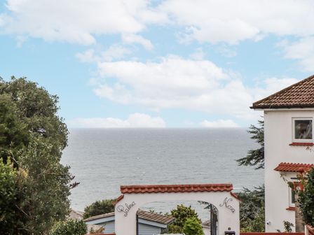 A view of the sea and sky from a property at Mayflower View in Dawlish